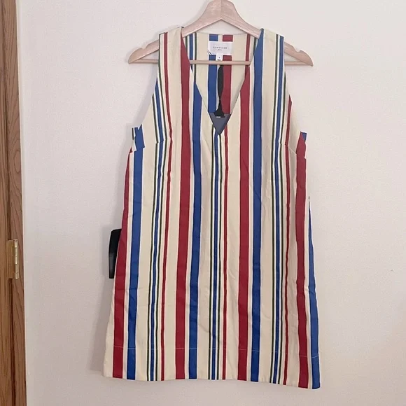 NWT Pomander Place American Striped Kira Mini Dress - Picture 2 of 12